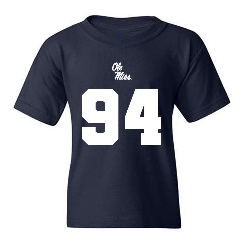 Ole Miss - NCAA Football : Caleb Blankenship - Replica Shersey Youth T-Shirt-0