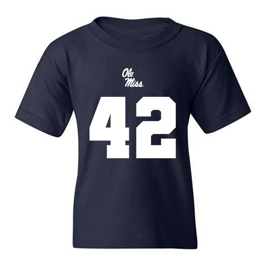 Ole Miss - NCAA Football : Bryson Walters - Replica Shersey Youth T-Shirt-0