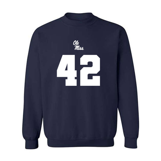 Ole Miss - NCAA Football : Bryson Walters - Replica Shersey Crewneck Sweatshirt-0