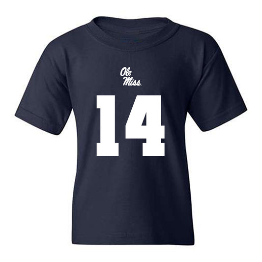 Ole Miss - NCAA Football : Kam Franklin - Replica Shersey Youth T-Shirt-0
