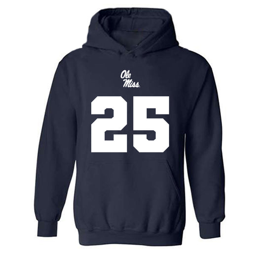 Ole Miss - NCAA Football : Maison Dunn - Replica Shersey Hooded Sweatshirt-0