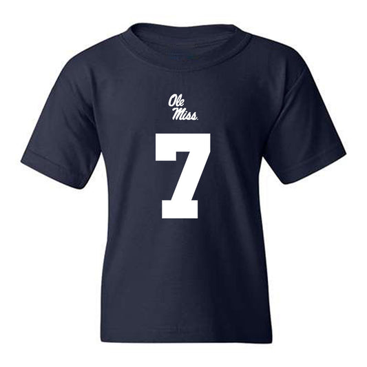 Ole Miss - NCAA Football : Traylon Ray - Replica Shersey Youth T-Shirt-0