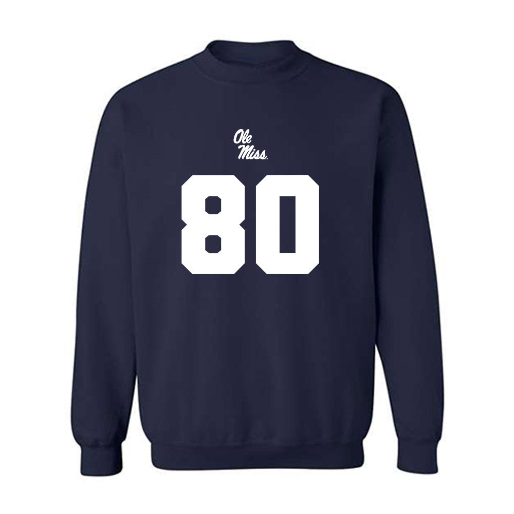 Ole Miss - NCAA Football : Hayden Bradley - Replica Shersey Crewneck Sweatshirt-0