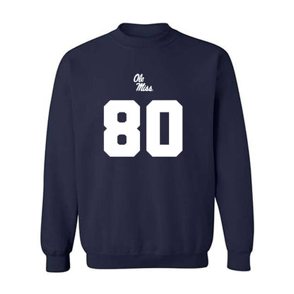 Ole Miss - NCAA Football : Hayden Bradley - Replica Shersey Crewneck Sweatshirt-0