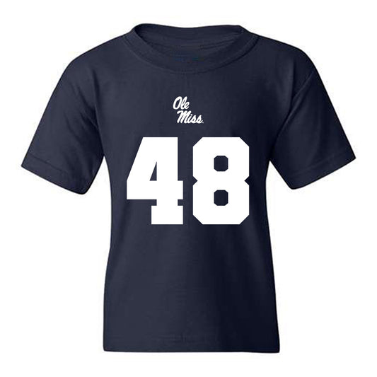 Ole Miss - NCAA Football : Mark Trigg Jr - Replica Shersey Youth T-Shirt-0