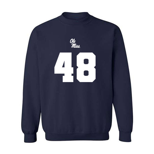 Ole Miss - NCAA Football : Mark Trigg Jr - Replica Shersey Crewneck Sweatshirt-0