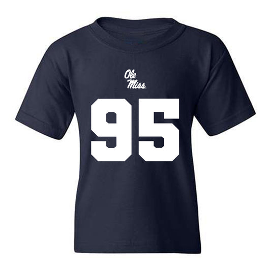 Ole Miss - NCAA Football : Andrew Maddox - Replica Shersey Youth T-Shirt-0