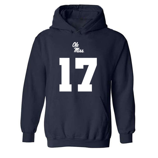 Ole Miss - NCAA Football : Winston Watkins - Replica Shersey Hooded Sweatshirt-0