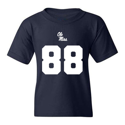 Ole Miss - NCAA Football : Devin Price - Replica Shersey Youth T-Shirt-0