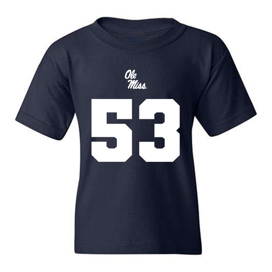 Ole Miss - NCAA Football : Trey Nightingale - Replica Shersey Youth T-Shirt-0