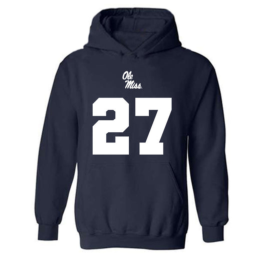 Ole Miss - NCAA Football : Pat Broomfield - Hooded Sweatshirt