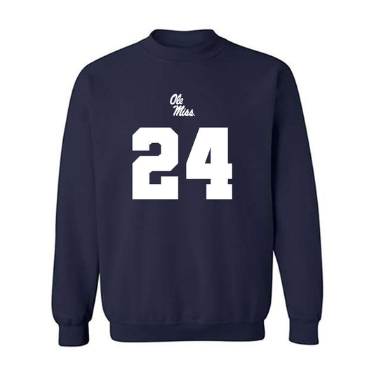 Ole Miss - NCAA Football : Andy Jaffe - Replica Shersey Crewneck Sweatshirt-0