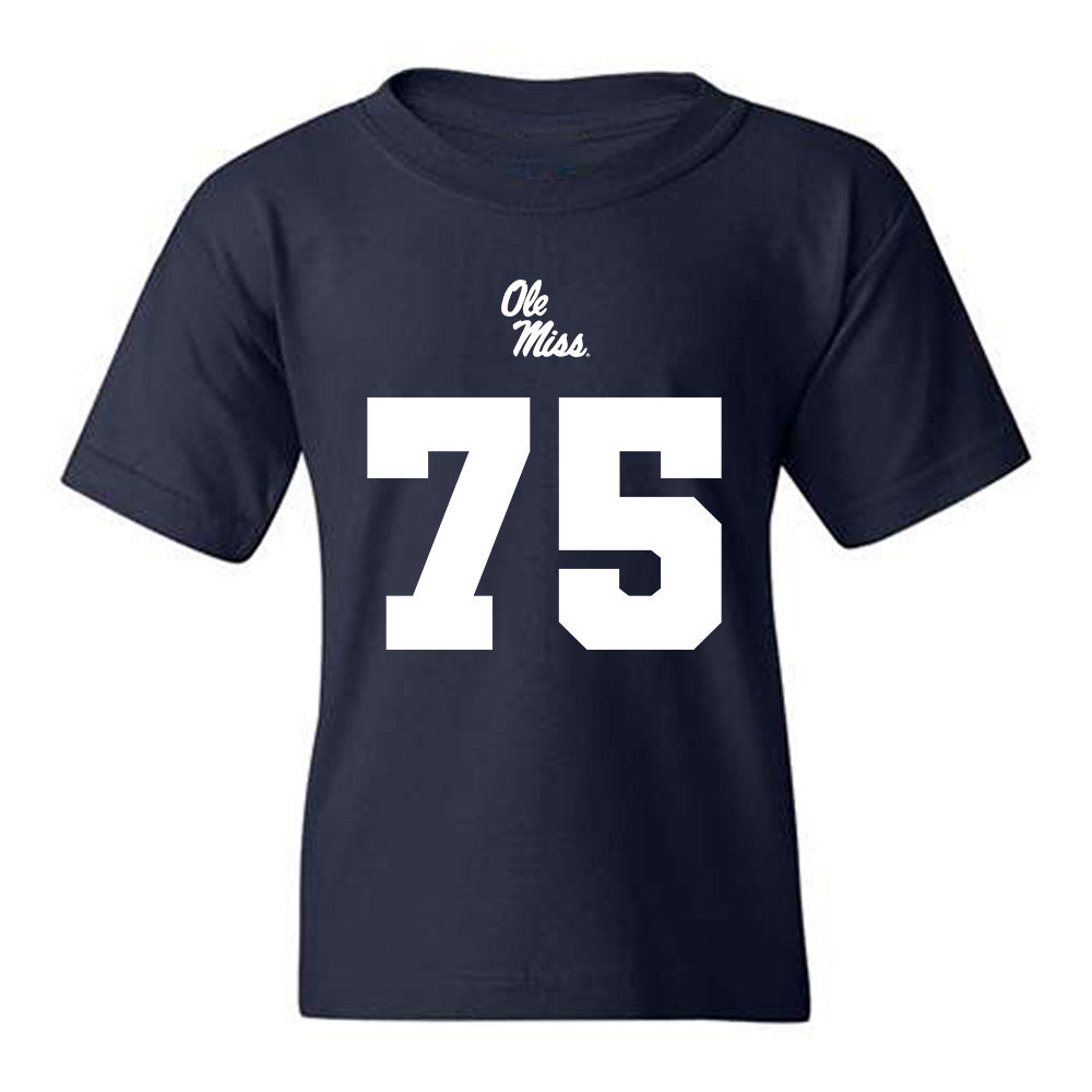 Ole Miss - NCAA Football : Patrick Kutas - Replica Shersey Youth T-Shirt-0