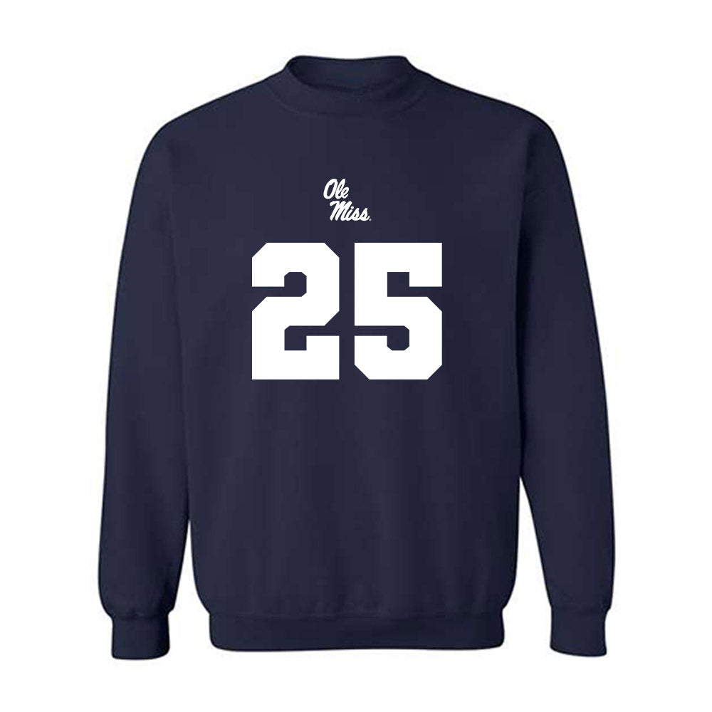 Ole Miss - NCAA Football : Maison Dunn - Replica Shersey Crewneck Sweatshirt-0