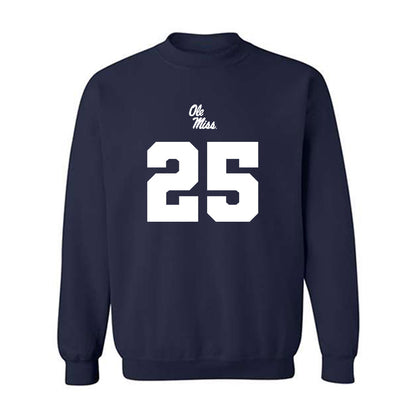 Ole Miss - NCAA Football : Maison Dunn - Replica Shersey Crewneck Sweatshirt-0