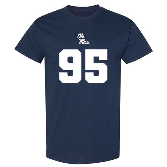 Ole Miss - NCAA Football : Andrew Maddox - Replica Shersey T-Shirt-0