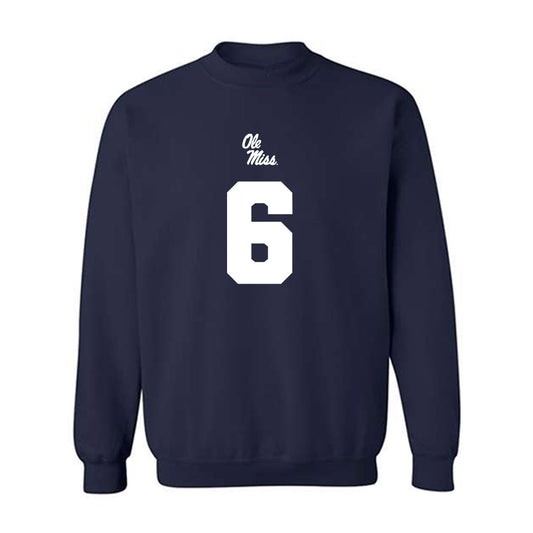 Ole Miss - NCAA Football : Tj Dottery - Replica Shersey Crewneck Sweatshirt