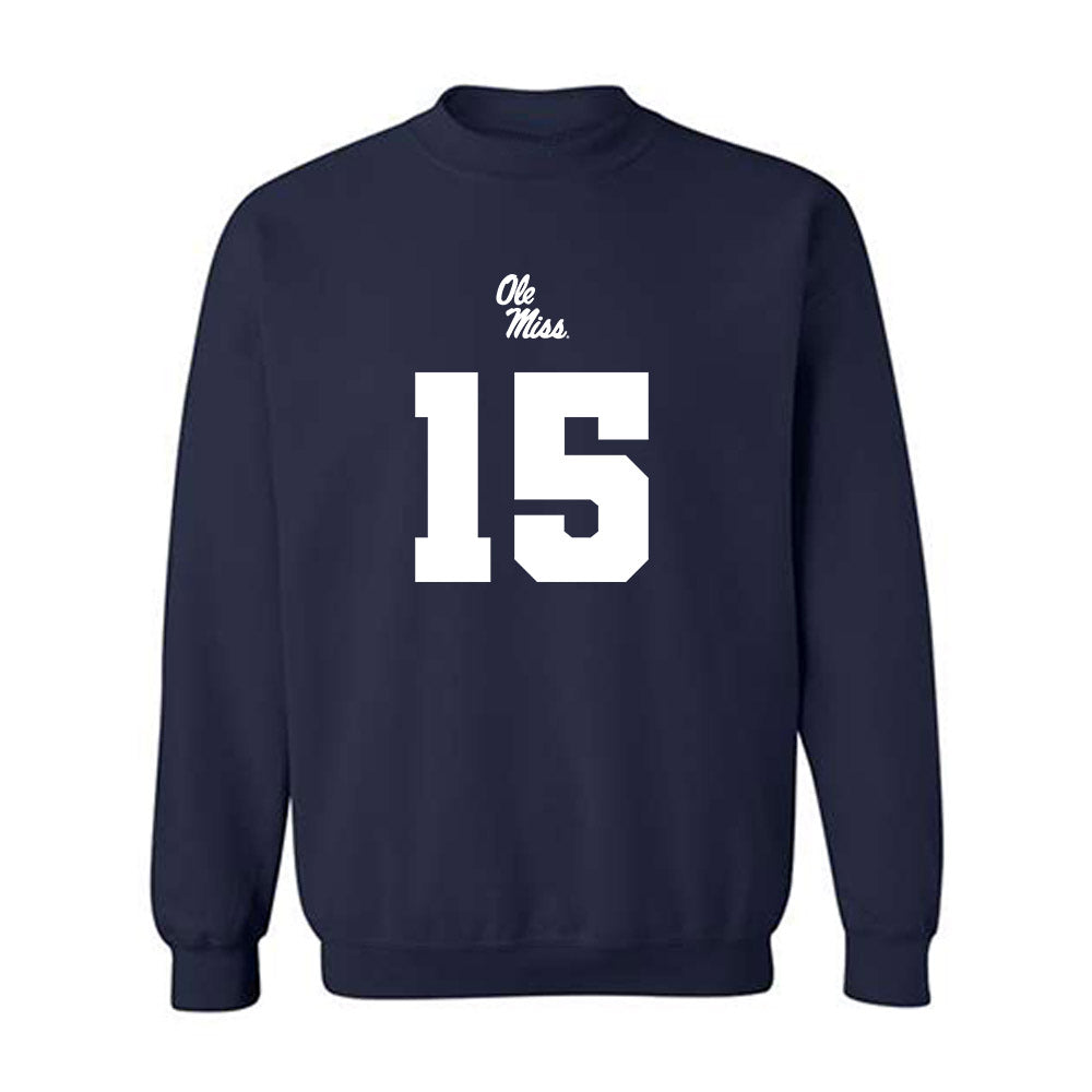 Ole Miss - NCAA Football : Da'Shawn Womack - Replica Shersey Crewneck Sweatshirt-0