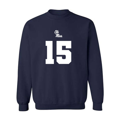 Ole Miss - NCAA Football : Da'Shawn Womack - Replica Shersey Crewneck Sweatshirt-0