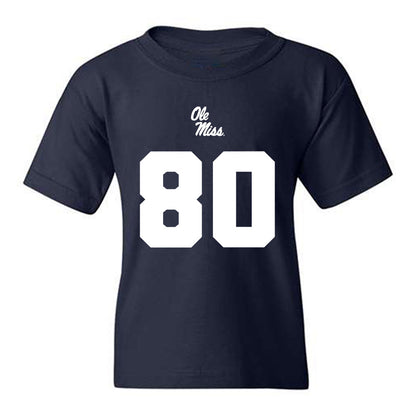 Ole Miss - NCAA Football : Hayden Bradley - Replica Shersey Youth T-Shirt-0