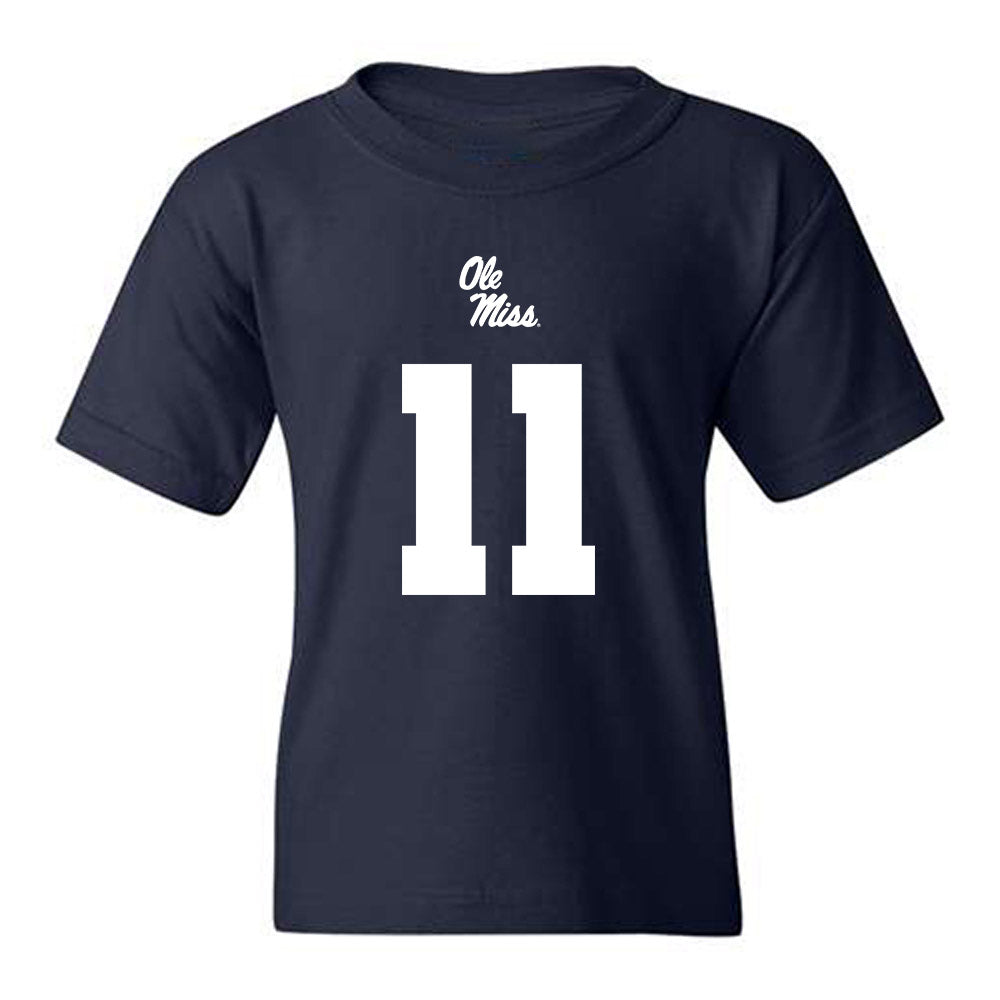 Ole Miss - NCAA Football : Hilton Deuce Alexander II - Replica Shersey Youth T-Shirt-0