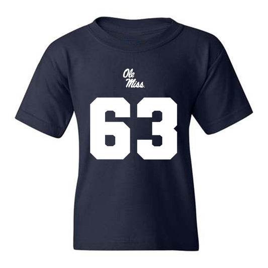 Ole Miss - NCAA Football : Alec Grijalva - Youth T-Shirt Replica Shersey