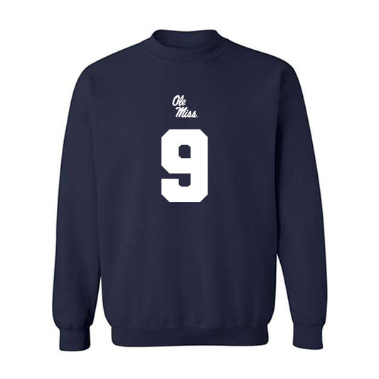 Ole Miss - NCAA Football : Luke Hasz - Replica Shersey Crewneck Sweatshirt-0