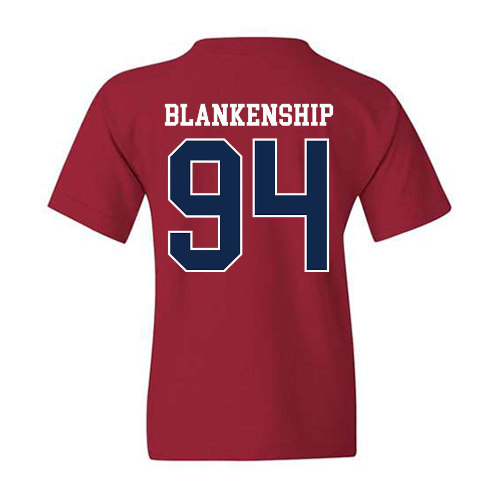 Ole Miss - NCAA Football : Caleb Blankenship - Replica Shersey Youth T-Shirt-1