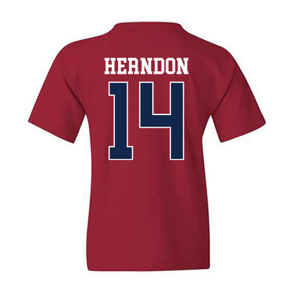 Ole Miss - NCAA Softball : Abby Herndon - Replica Shersey Youth T-Shirt-1