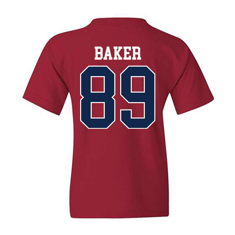 Ole Miss - NCAA Football : Mikey Baker - Replica Shersey Youth T-Shirt-1