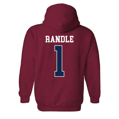 Ole Miss - NCAA Baseball : Brayden Randle - Replica Shersey Hooded Sweatshirt-1