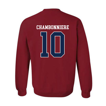 Ole Miss - NCAA Men's Tennis : Matthieu Chambonniere - Replica Shersey Crewneck Sweatshirt-1