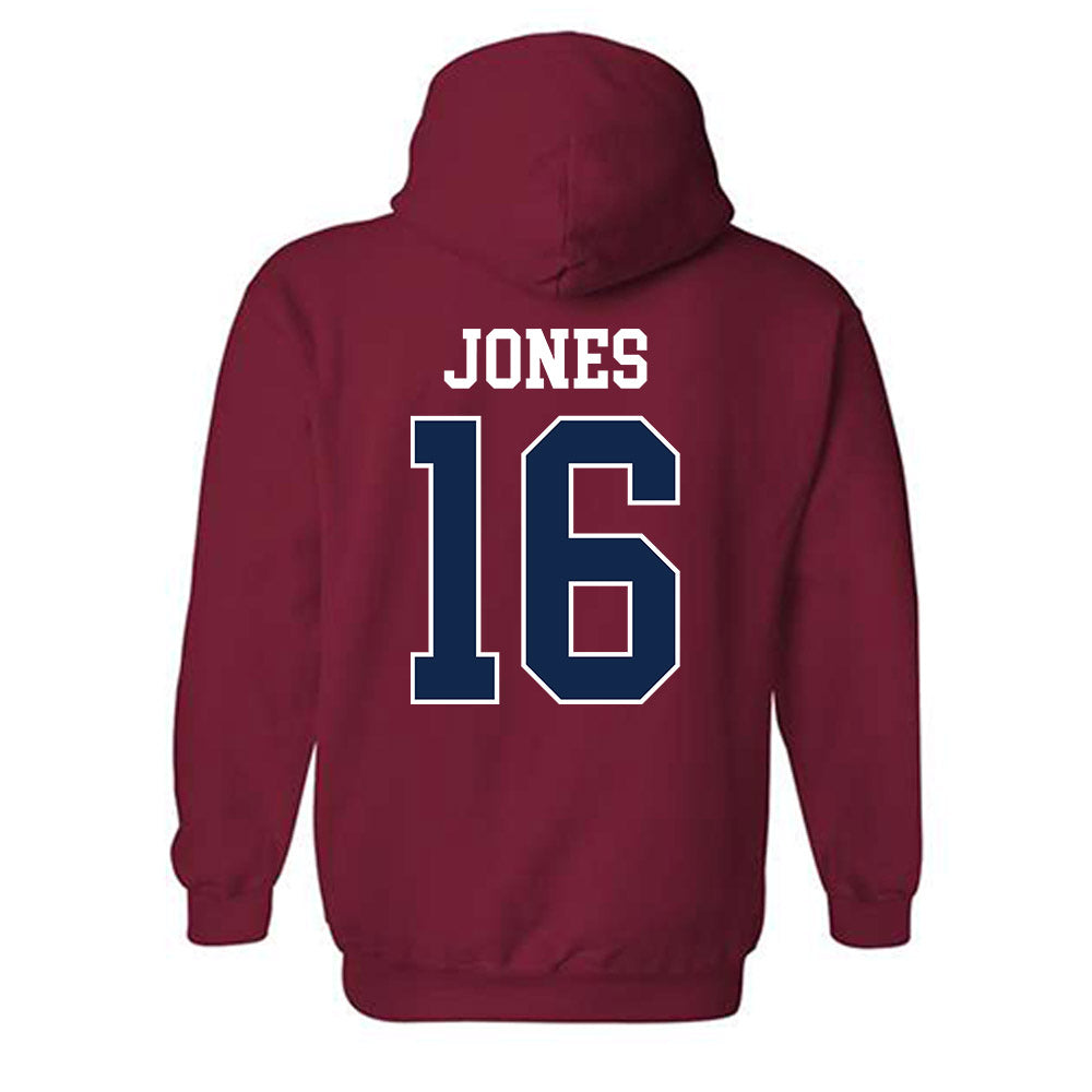 Ole Miss - NCAA Baseball : Brayden Jones - Replica Shersey Hooded Sweatshirt-1