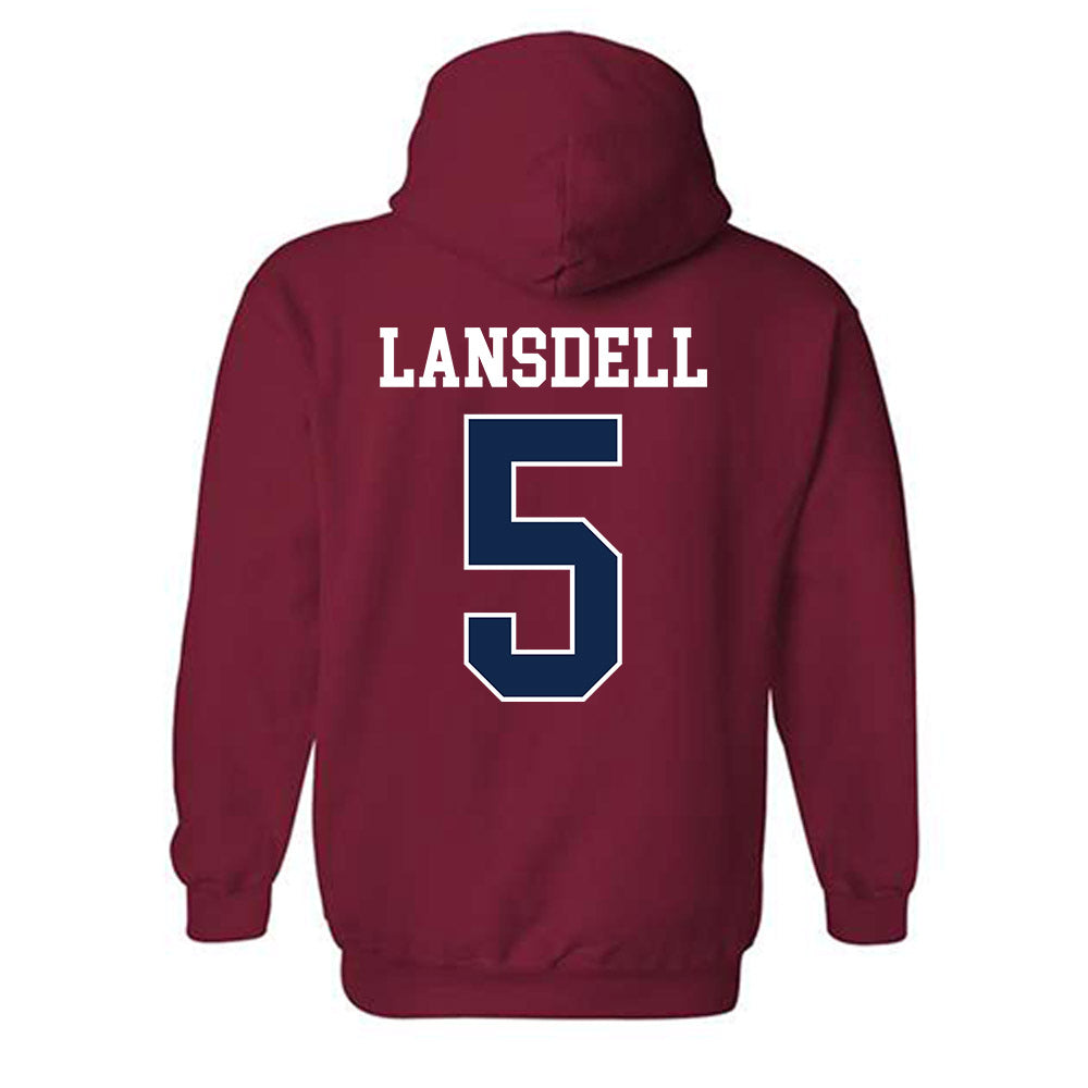 Ole Miss - NCAA Softball : Ashton Lansdell - Replica Shersey Hooded Sweatshirt-1