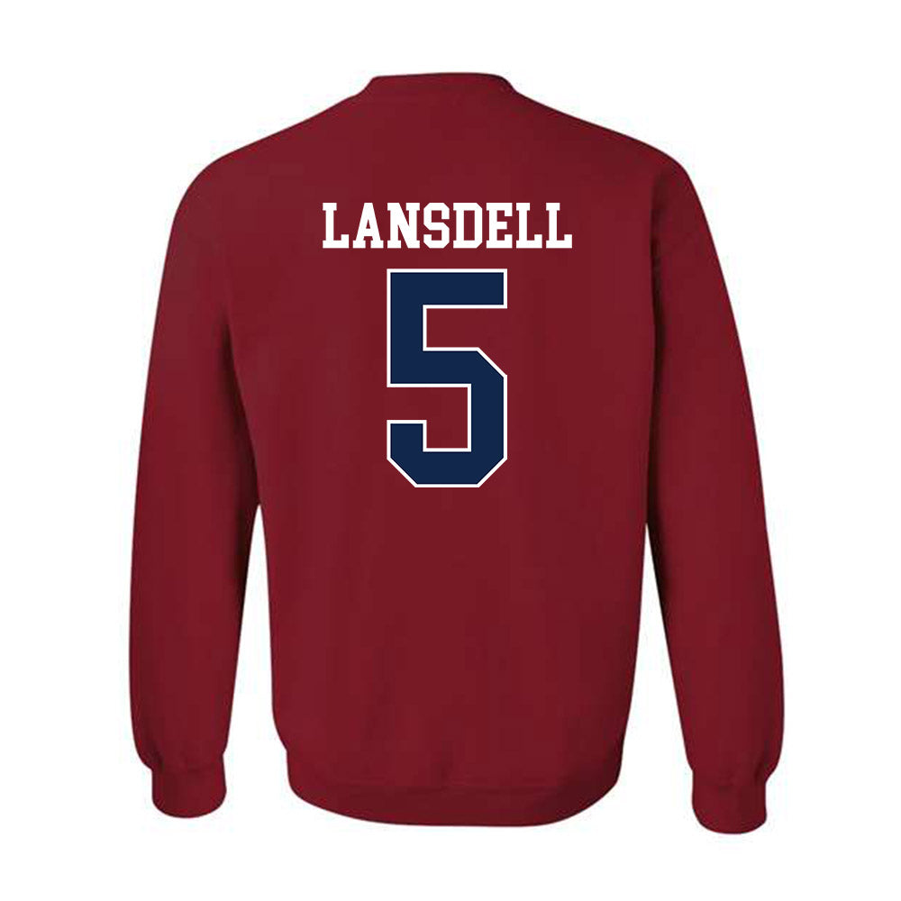 Ole Miss - NCAA Softball : Ashton Lansdell - Replica Shersey Crewneck Sweatshirt-1