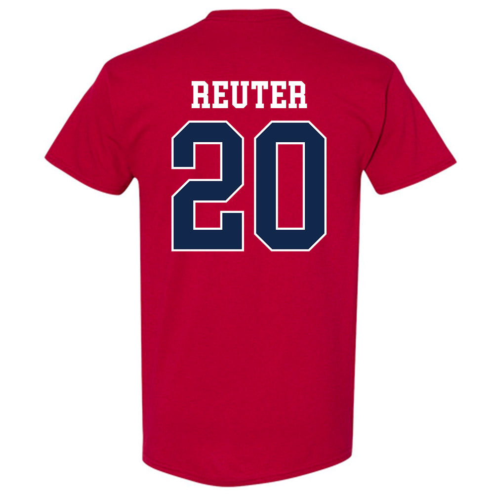 Ole Miss - NCAA Baseball : Collin Reuter - Replica Shersey T-Shirt-1