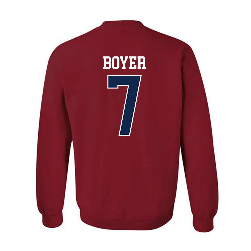 Ole Miss - NCAA Softball : Emilee Boyer - Replica Shersey Crewneck Sweatshirt-1