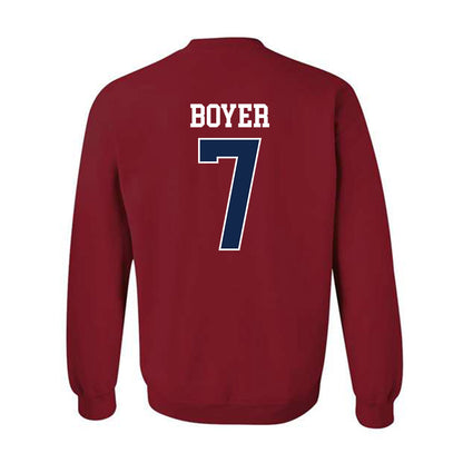 Ole Miss - NCAA Softball : Emilee Boyer - Replica Shersey Crewneck Sweatshirt-1