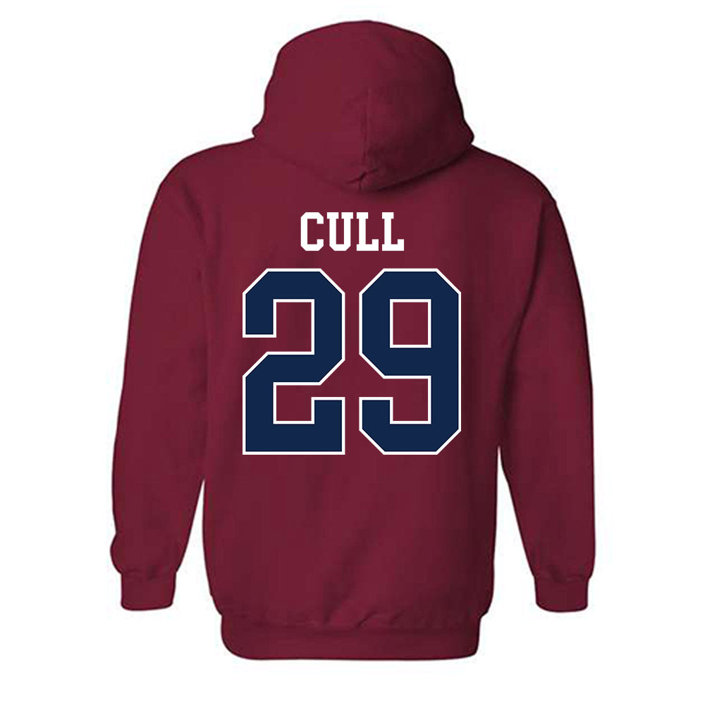 Ole Miss - NCAA Football : Nick Cull - Replica Shersey Hooded Sweatshirt-1