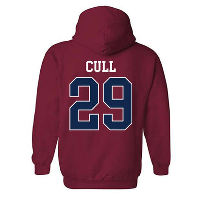 Ole Miss - NCAA Football : Nick Cull - Replica Shersey Hooded Sweatshirt-1