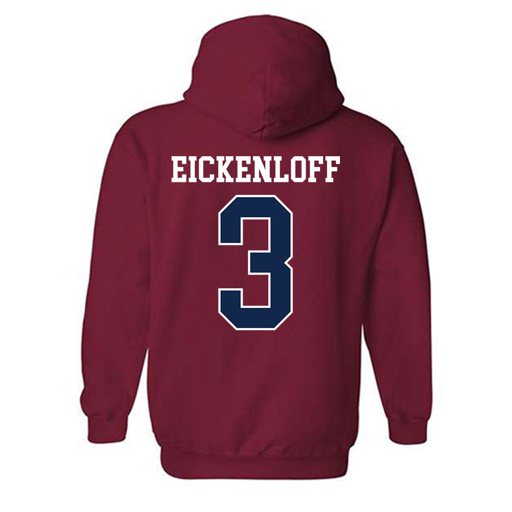 Ole Miss - NCAA Women's Volleyball : Carson Eickenloff - Replica Shersey Hooded Sweatshirt-1