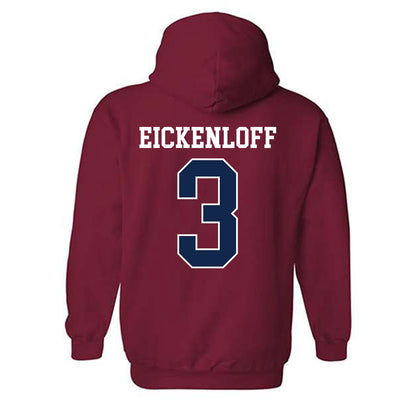 Ole Miss - NCAA Women's Volleyball : Carson Eickenloff - Replica Shersey Hooded Sweatshirt-1