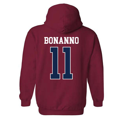 Ole Miss - NCAA Women's Volleyball : Bella Bonanno - Replica Shersey Hooded Sweatshirt-1