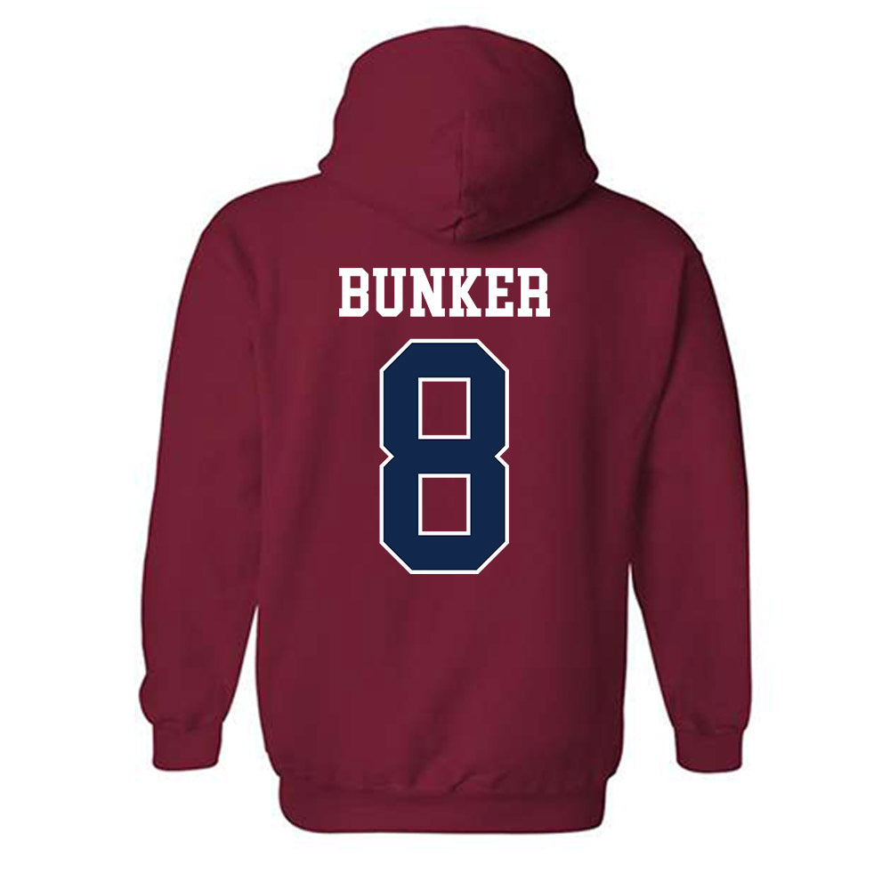 Ole Miss - NCAA Softball : Kennedy Bunker - Replica Shersey Hooded Sweatshirt-1