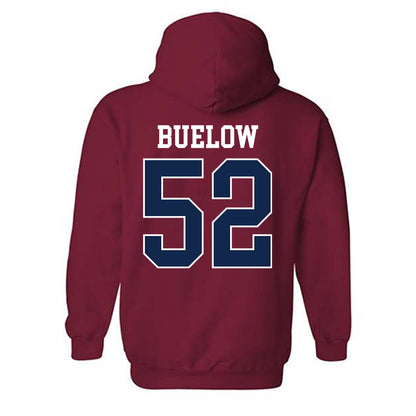 Ole Miss - NCAA Football : Julius Buelow - Replica Shersey Hooded Sweatshirt-1