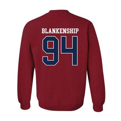 Ole Miss - NCAA Football : Caleb Blankenship - Replica Shersey Crewneck Sweatshirt-1