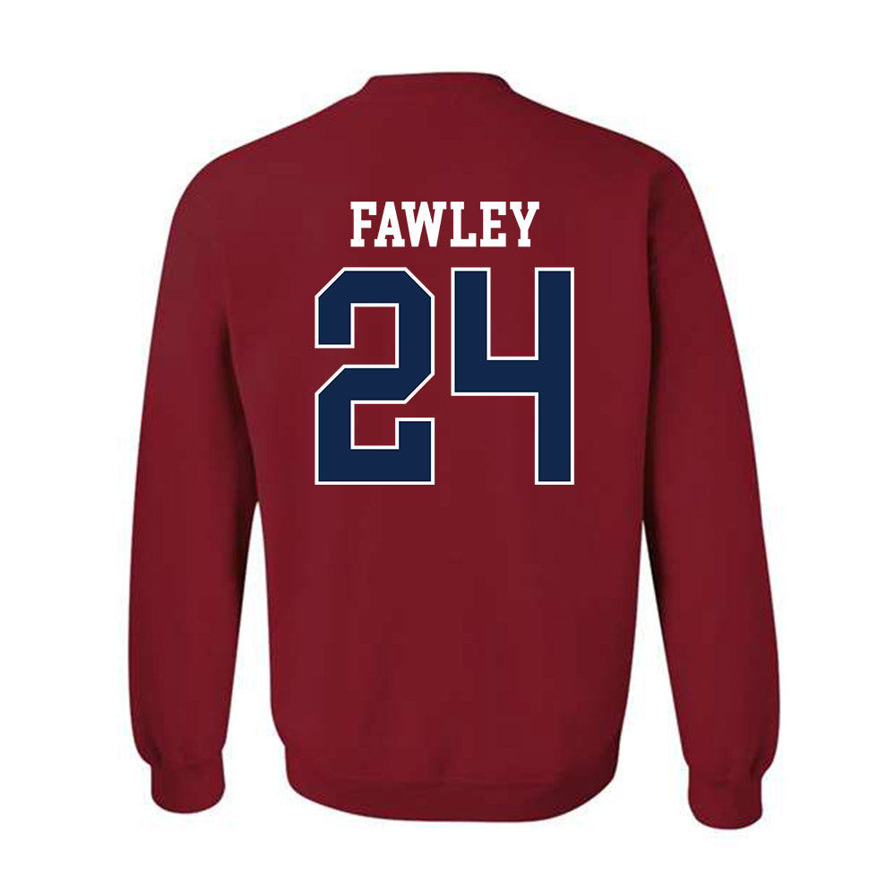 Ole Miss - NCAA Baseball : Austin Fawley - Replica Shersey Crewneck Sweatshirt-1