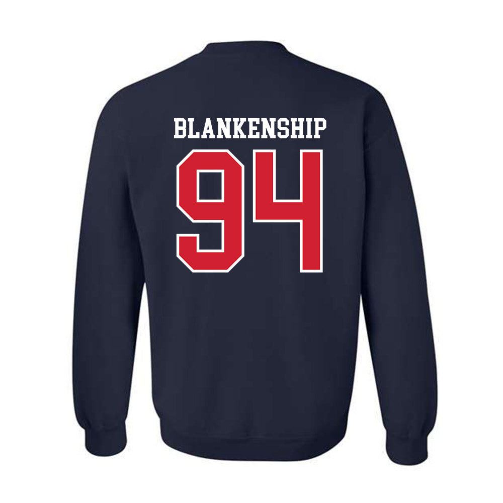 Ole Miss - NCAA Football : Caleb Blankenship - Replica Shersey Crewneck Sweatshirt-1