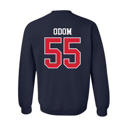 Ole Miss - NCAA Baseball : Leo Odom - Replica Shersey Crewneck Sweatshirt-1