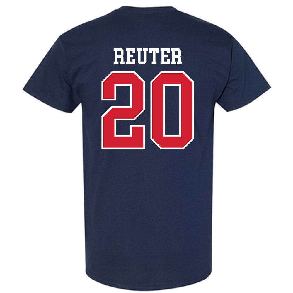 Ole Miss - NCAA Baseball : Collin Reuter - Replica Shersey T-Shirt-1